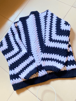 Crochet Hexagon Sweater