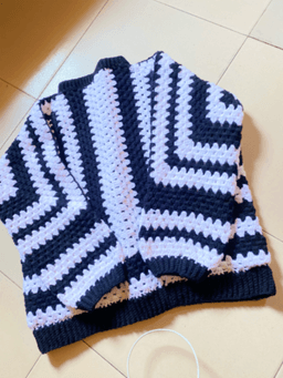 Crochet Hexagon Sweater